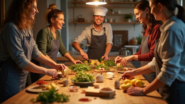 Cuisiner ensemble : les avantages impactants du team building